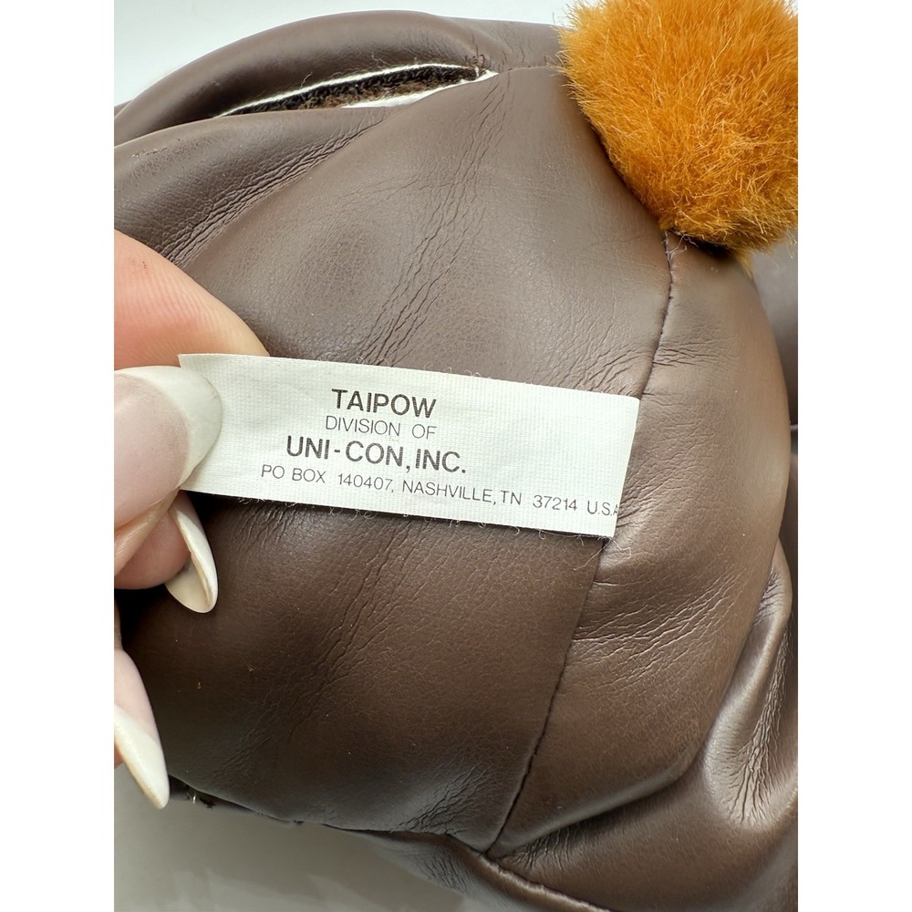 Elvis Presley Teddy Bear  TCB 1957,‎ Leather Jacket With Plate And TAG - Picture 10 of 11